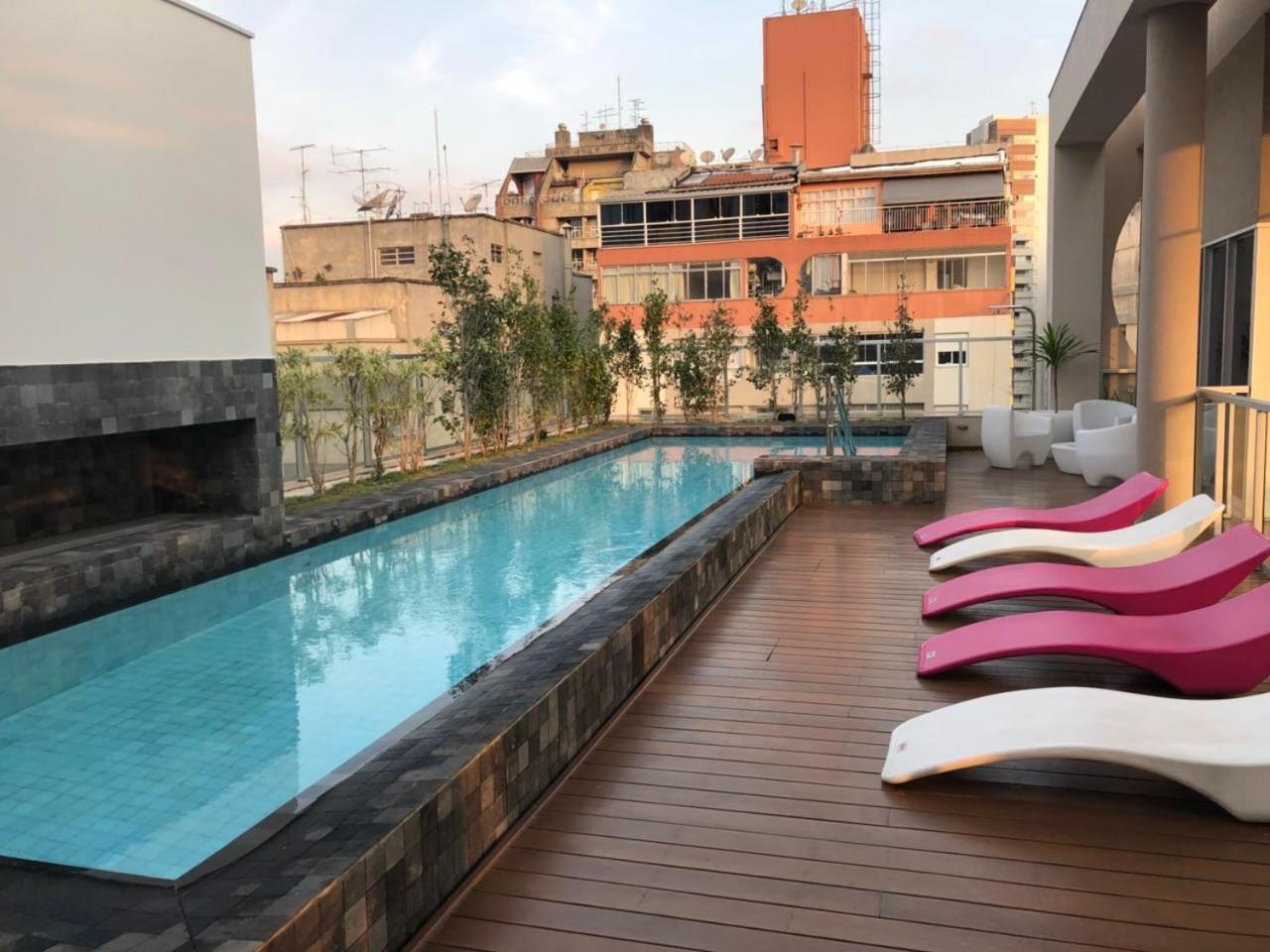 Moderno Apto Com Piscina Rua Augusta E Frei Caneca São Paulo Ngoại thất bức ảnh